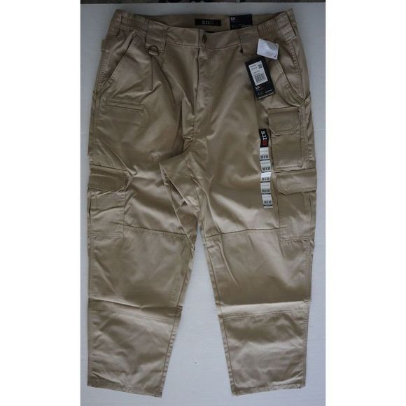 5.11+ Pro Tactical Pants 74273 Men's Sz 38x30 Khaki Relaxed Fit - Picture 1 of 6